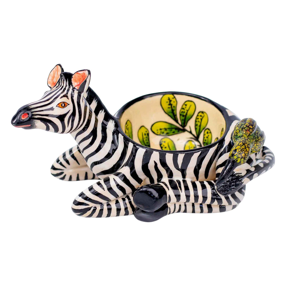 Zebra peanut bowl