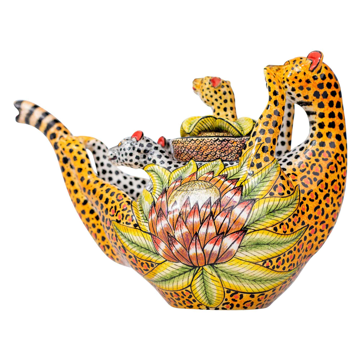 Leopard teapot
