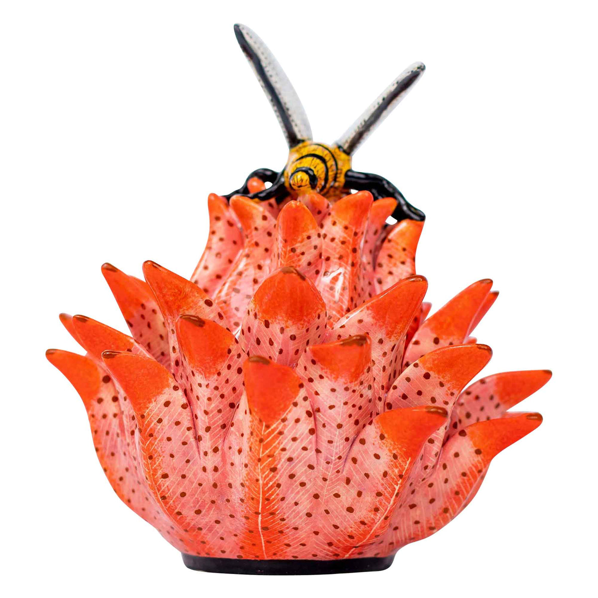 Bee on succulent jewelry box