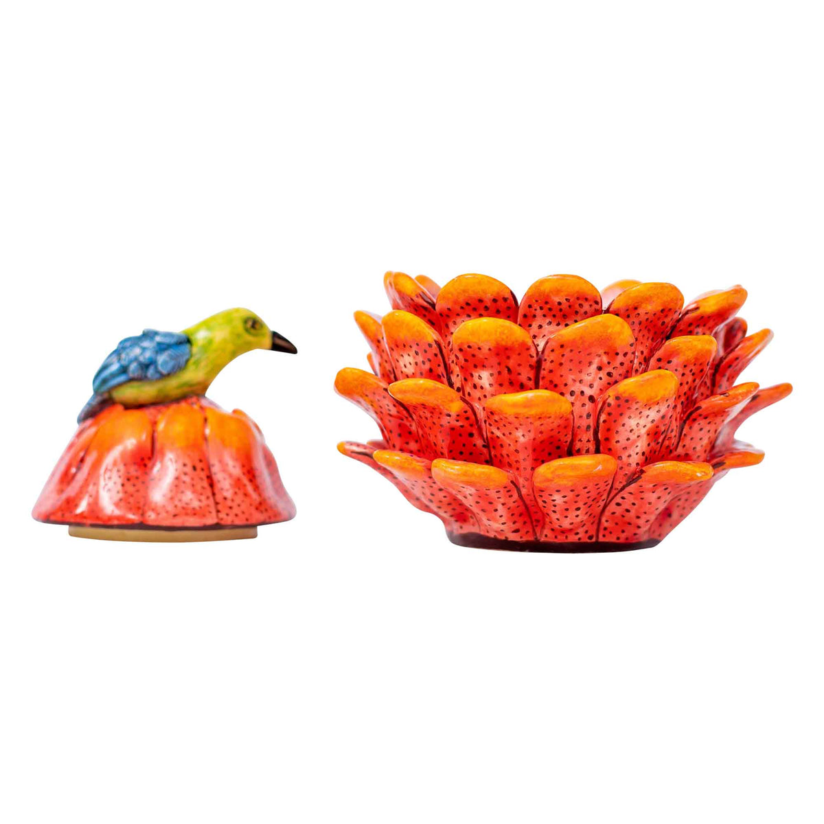 Love bird & succulent jewelry box