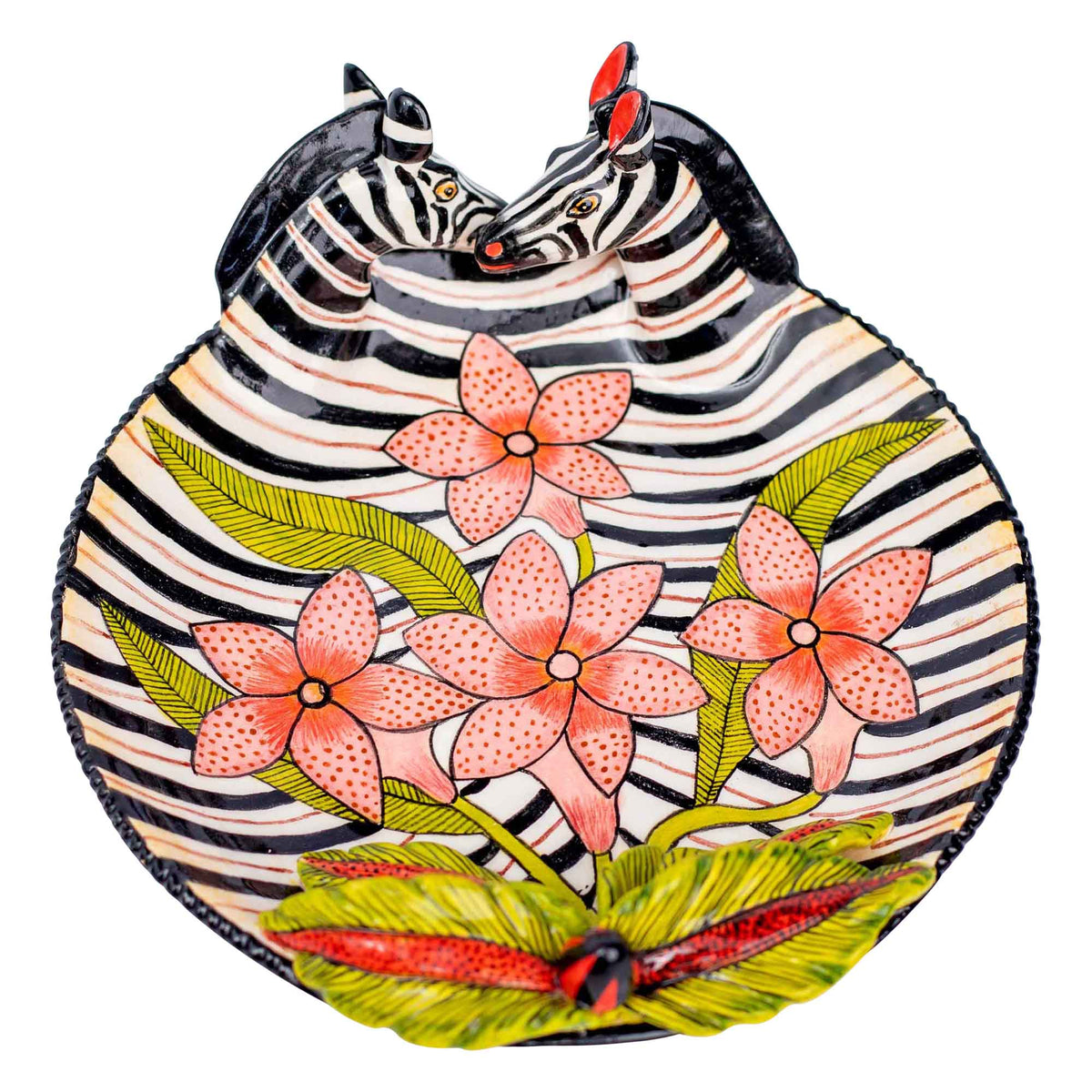 Zebra coin dish