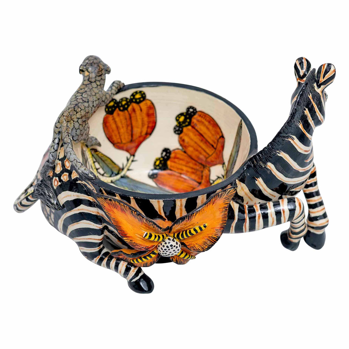 Zebra Peanut Bowl