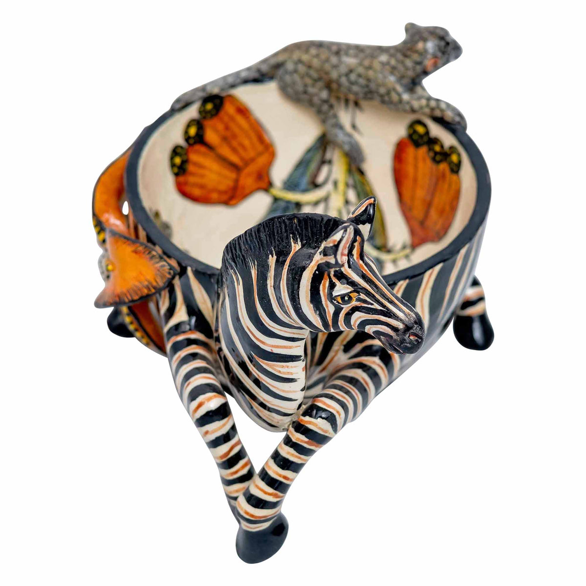 Zebra Peanut Bowl