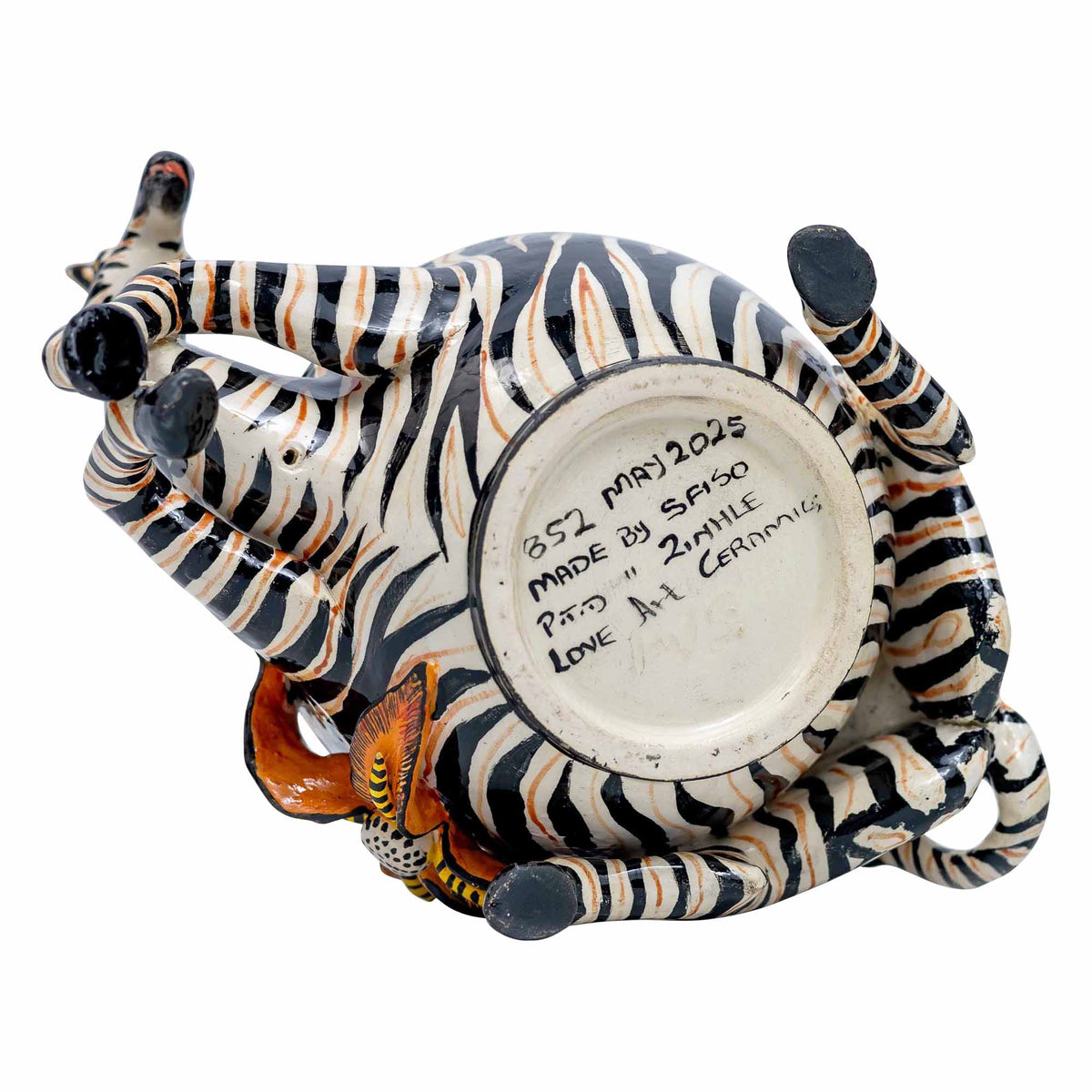 Zebra Peanut Bowl