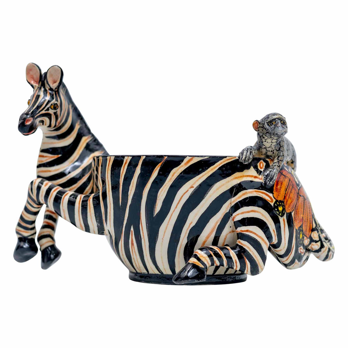 Zebra Peanut Bowl
