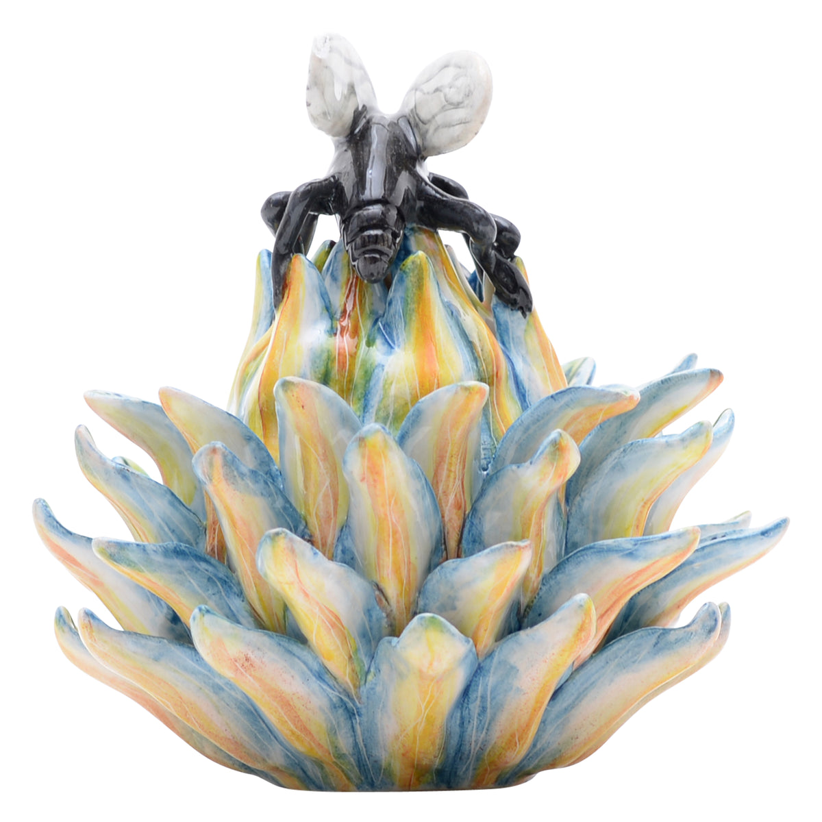 Protea & bee jewelry box