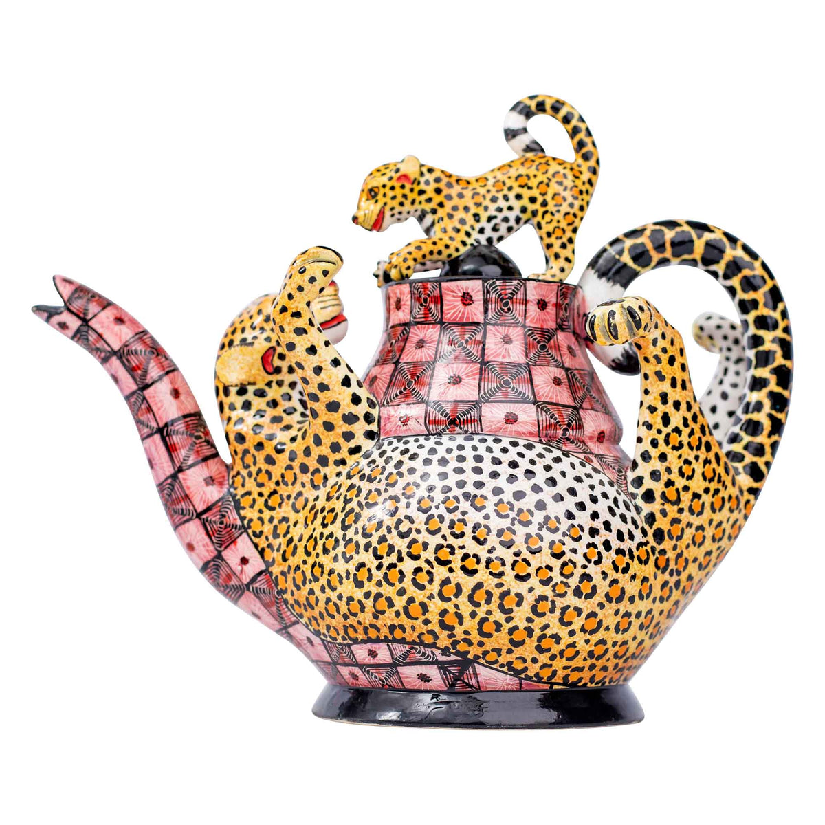 Leopard tea set