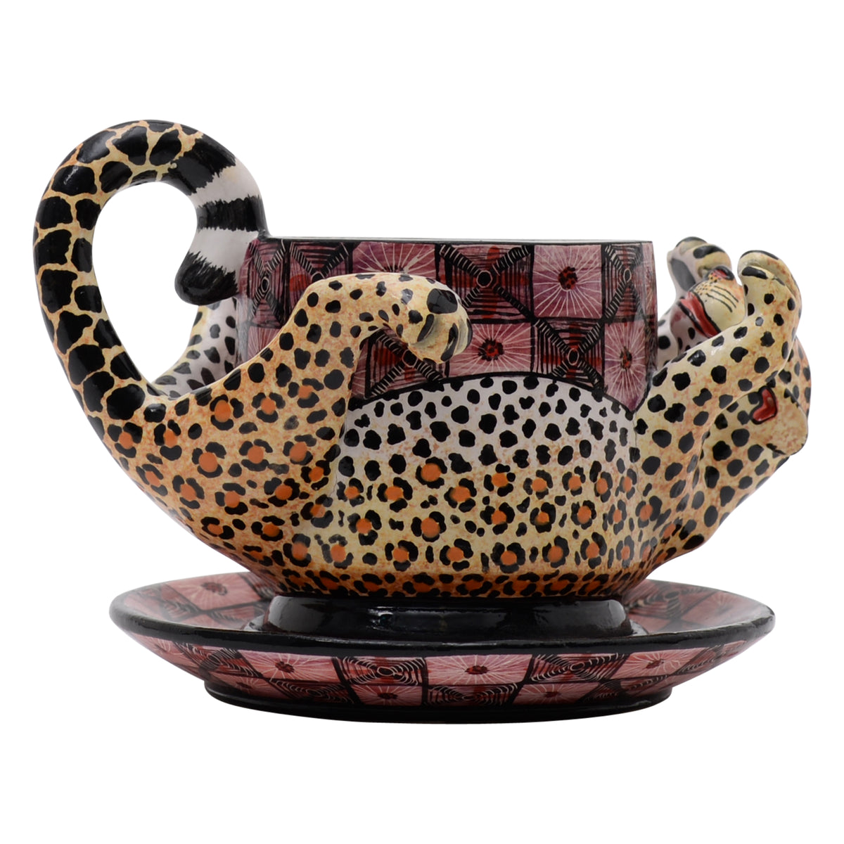 Leopard Cup & Saucer