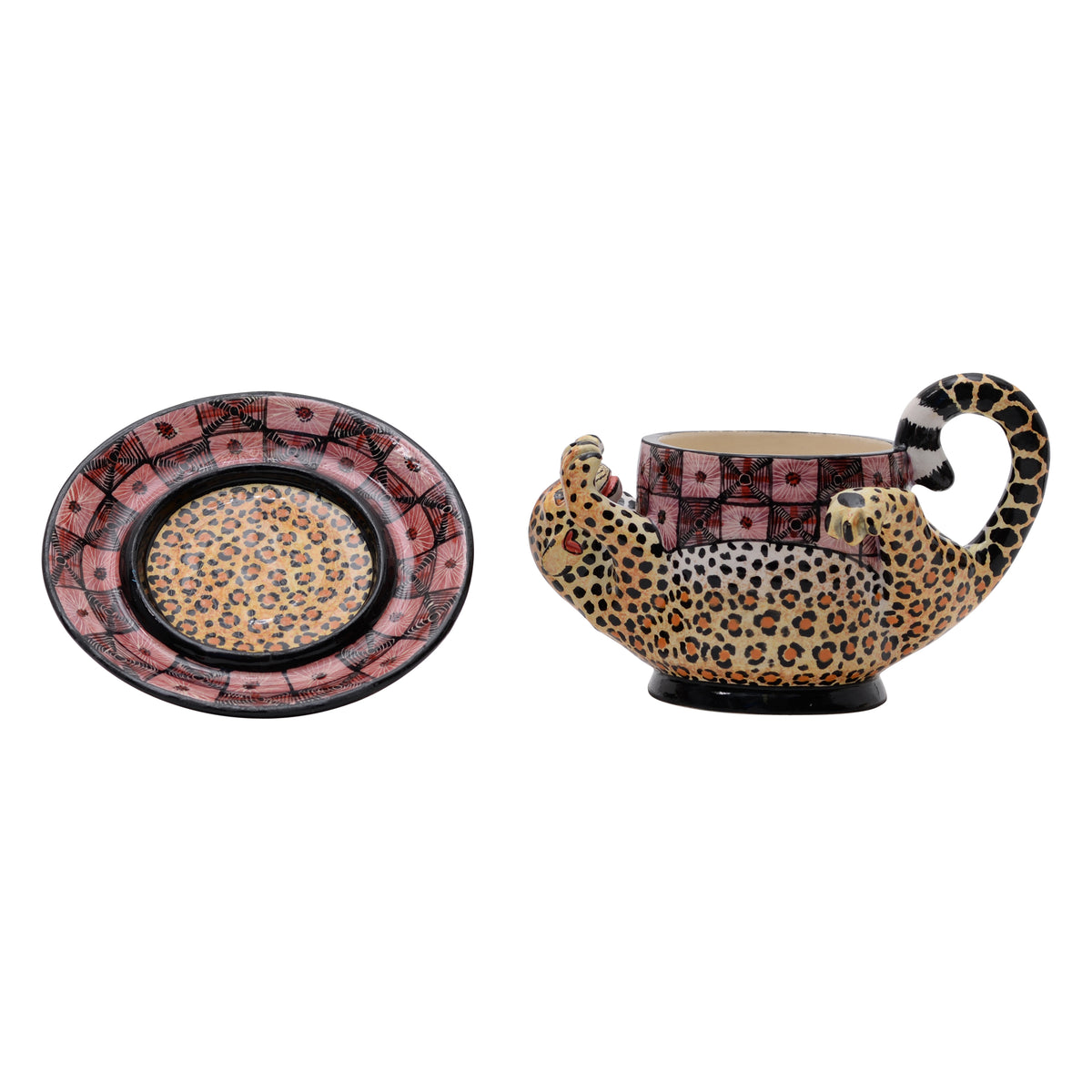 Leopard Cup & Saucer