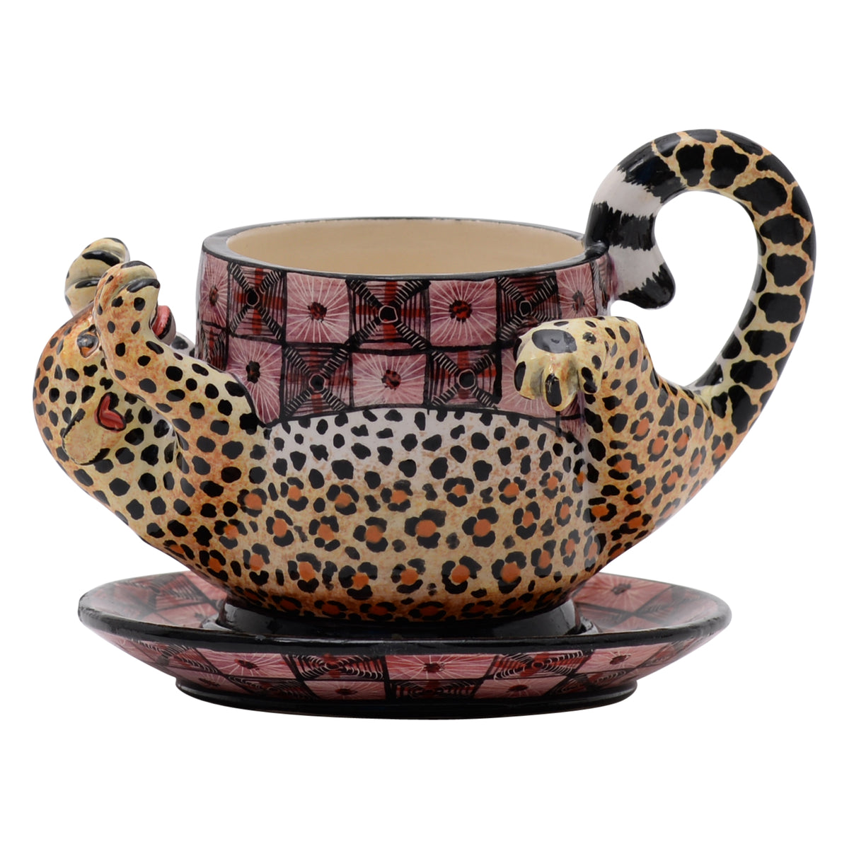 Leopard Cup & Saucer