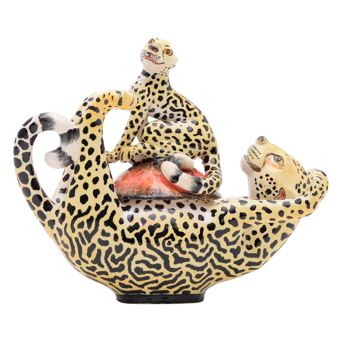 Clouded Leopard jewelry box