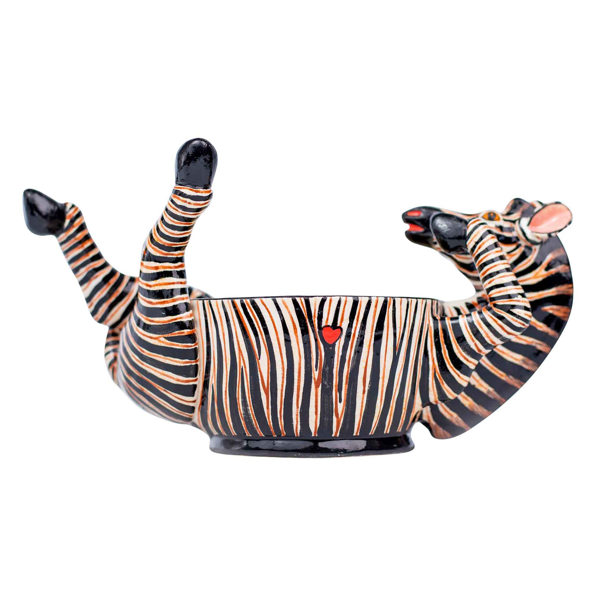 Zebra peanut bowl