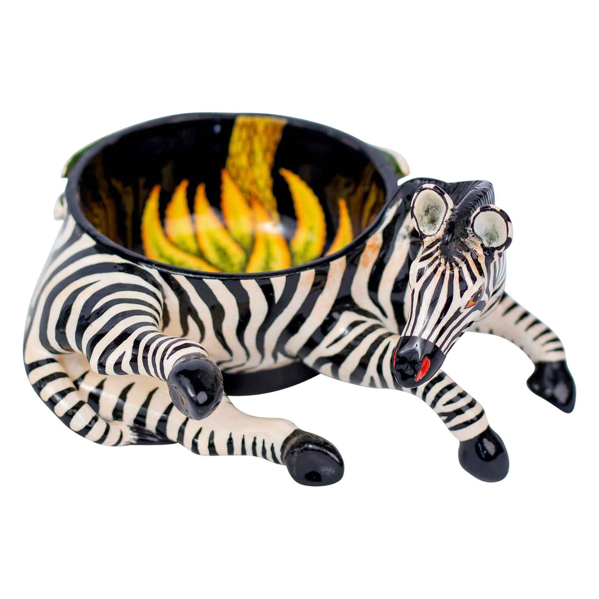 Zebra peanut bowl