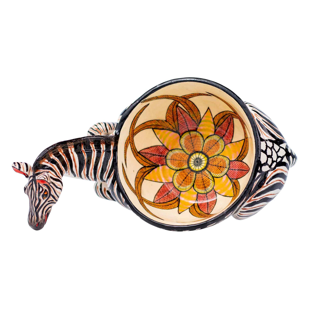 Zebra peanut bowl