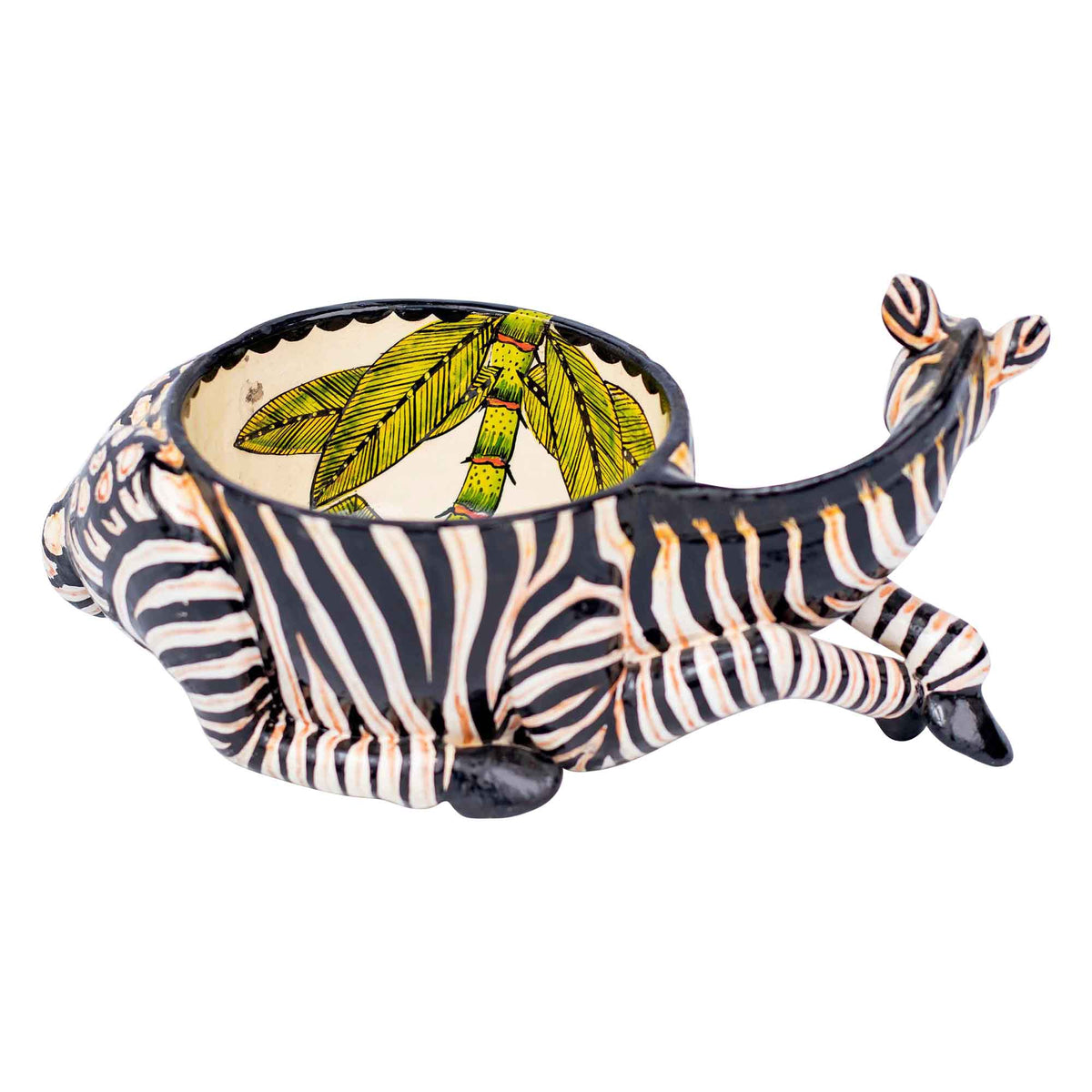 Zebra peanut bowl