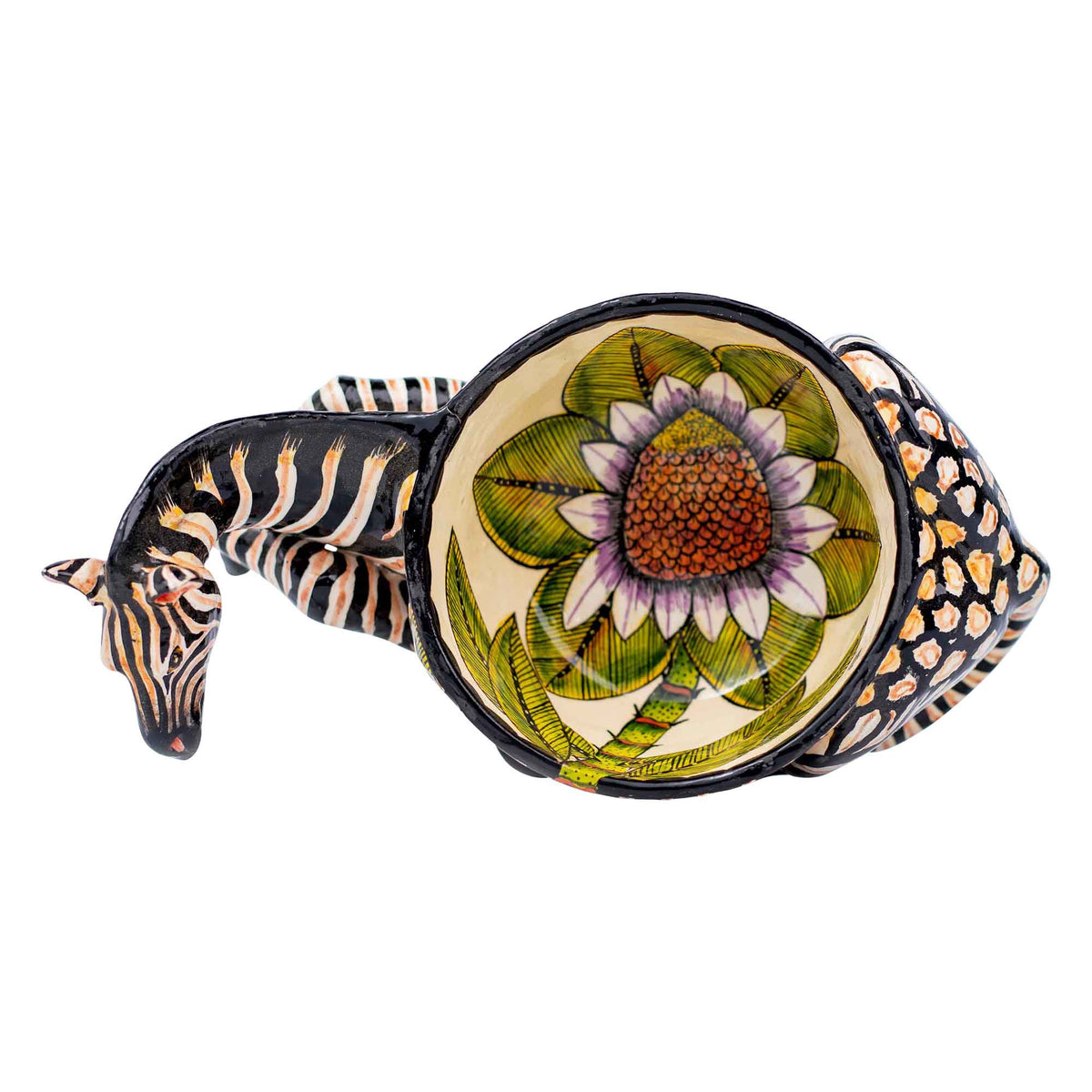 Zebra peanut bowl