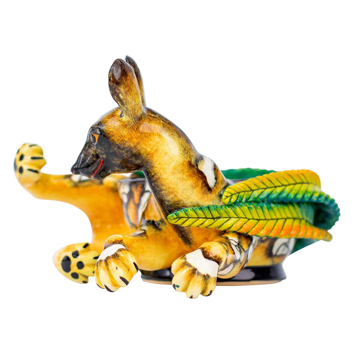 Wild dog peanut bowl