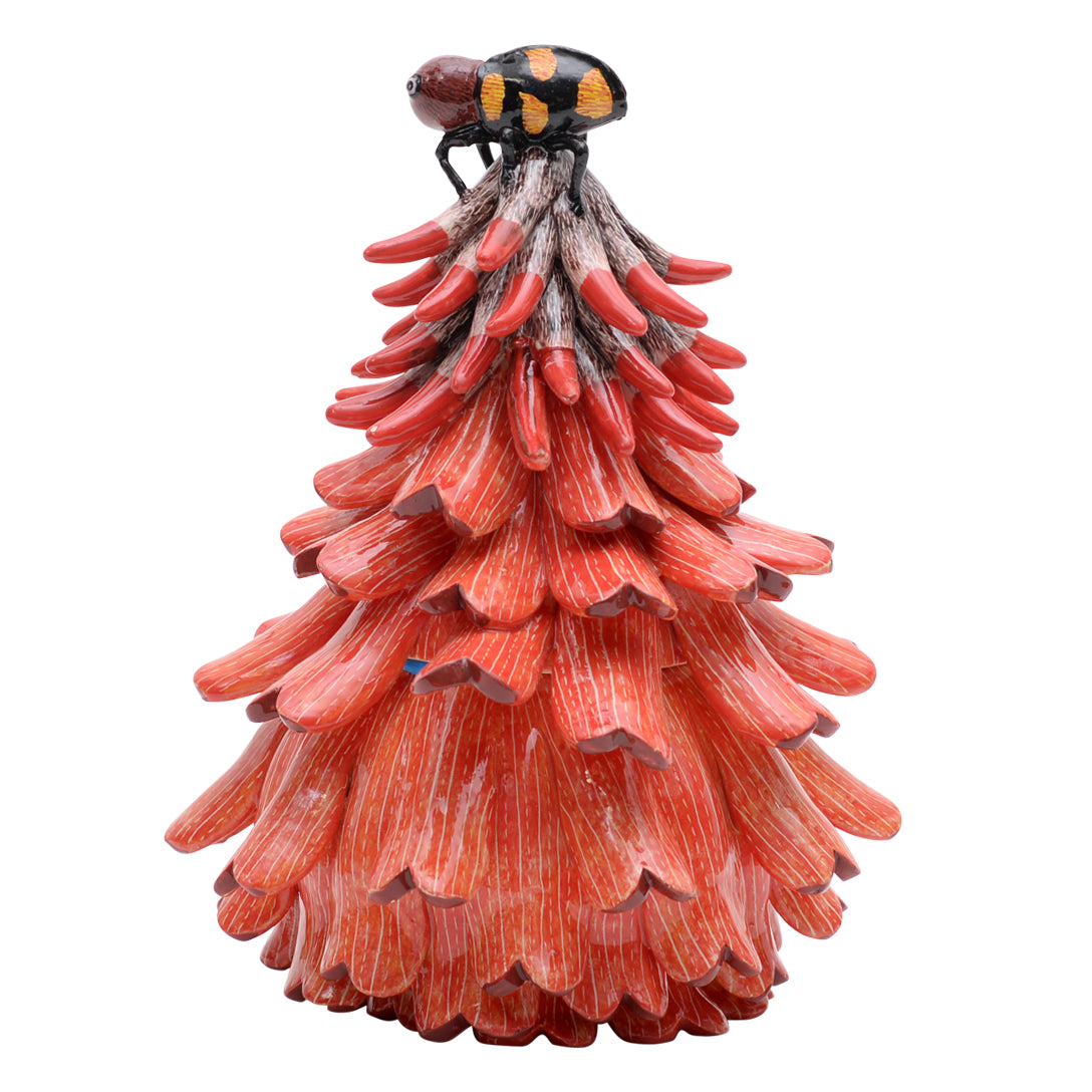 Bug on succulent jewelry box