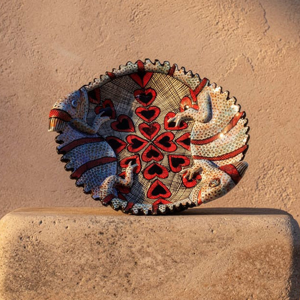 Chameleon coin dish