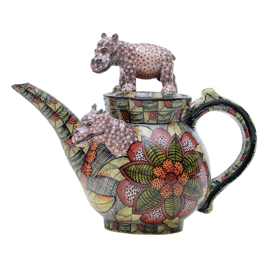 Hippo teapot