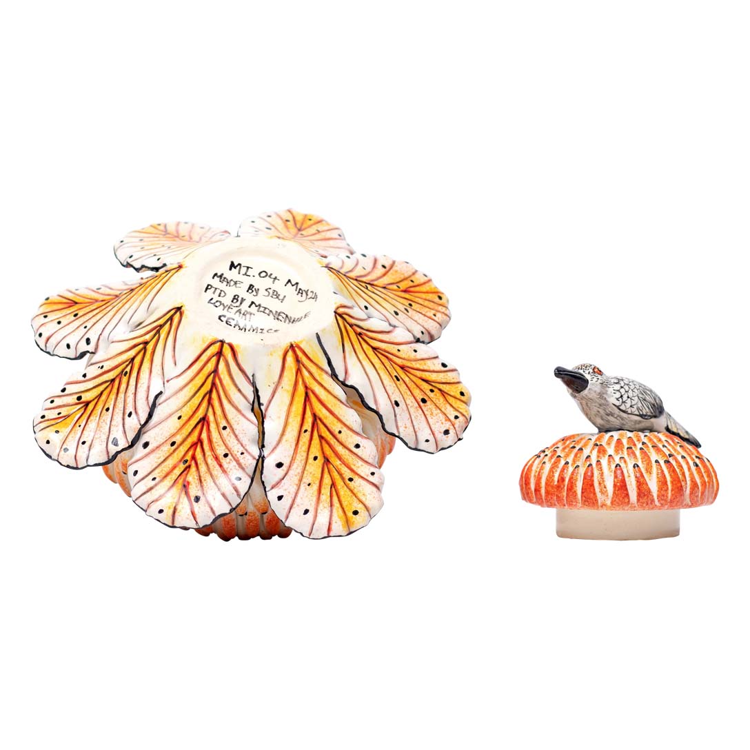 Protea, bird jewelry box