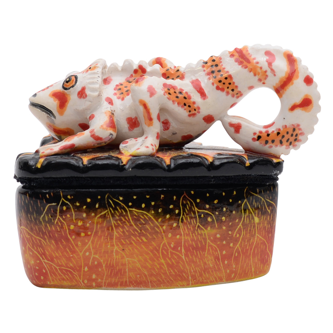 Chameleon jewelry box