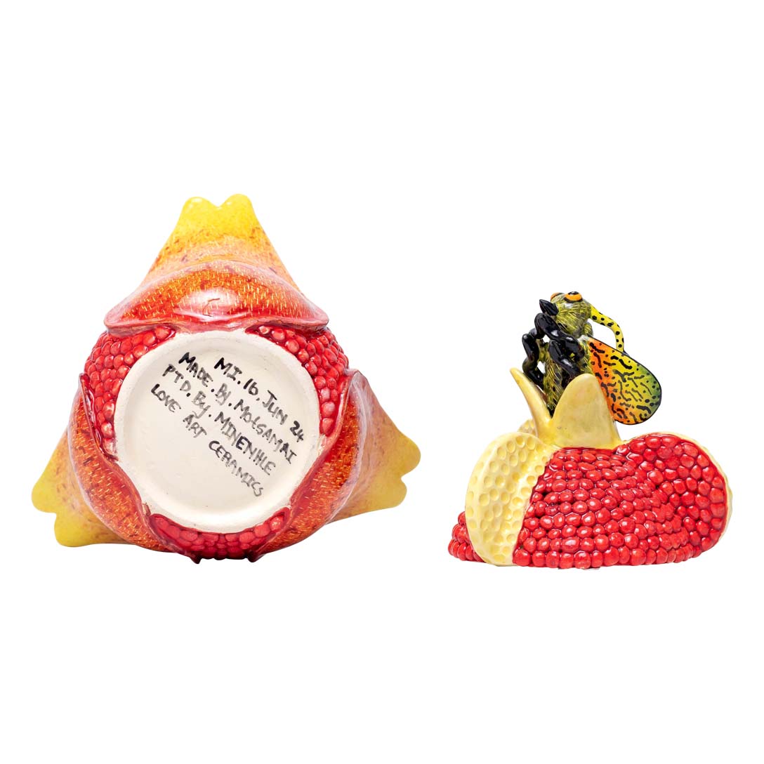 Pomegranate, butterfly jewelry box