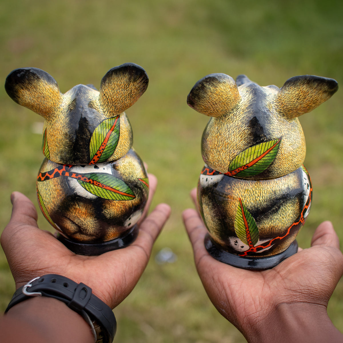 Wild dog jewelry box