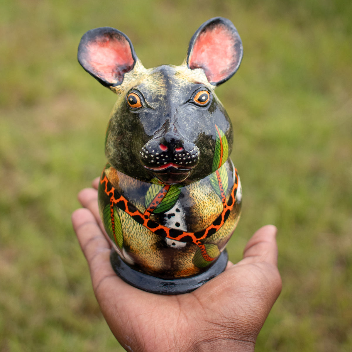 Wild dog jewelry box