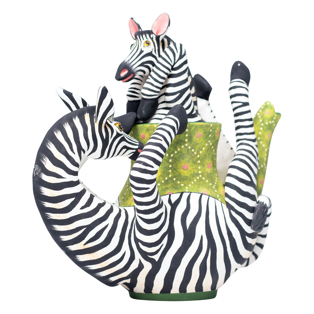 Zebra teapot