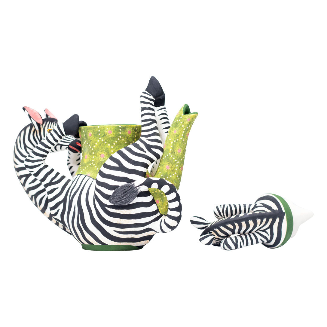 Zebra teapot