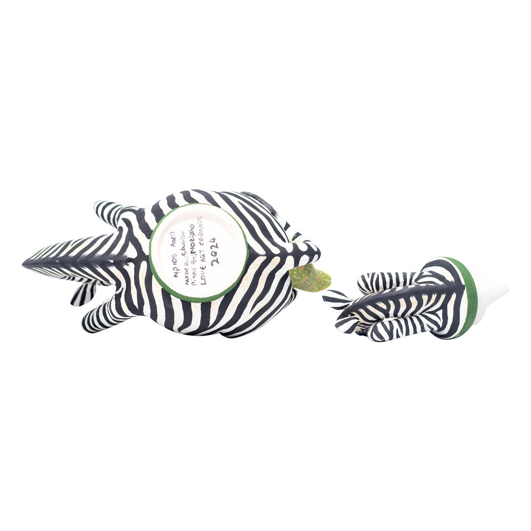 Zebra teapot