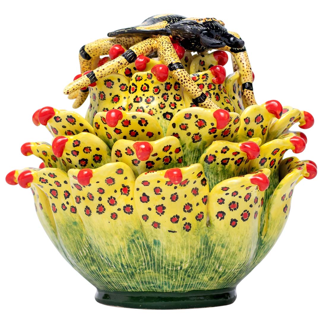 Succulent spider jewelry box