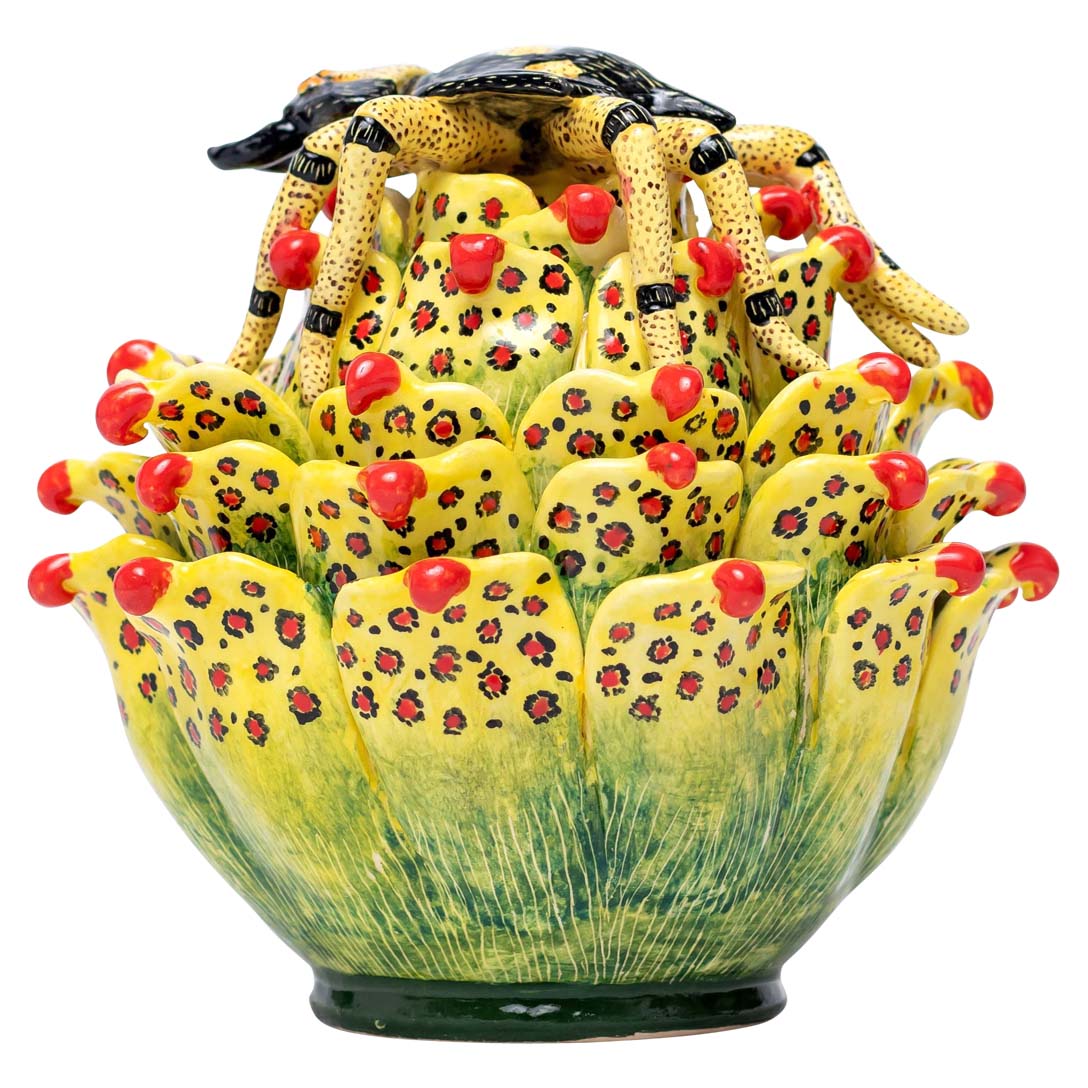 Succulent spider jewelry box