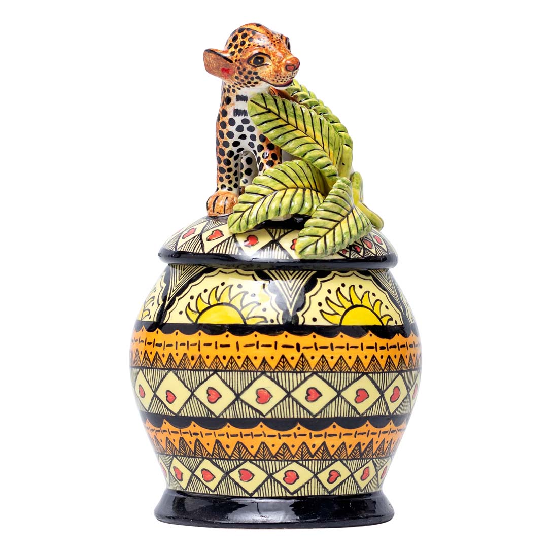 Leopard jewelry box