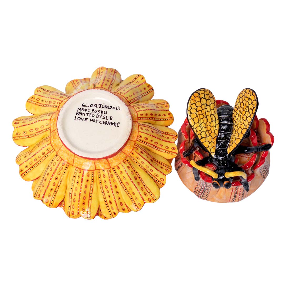 Succulent butterfly jewelry box