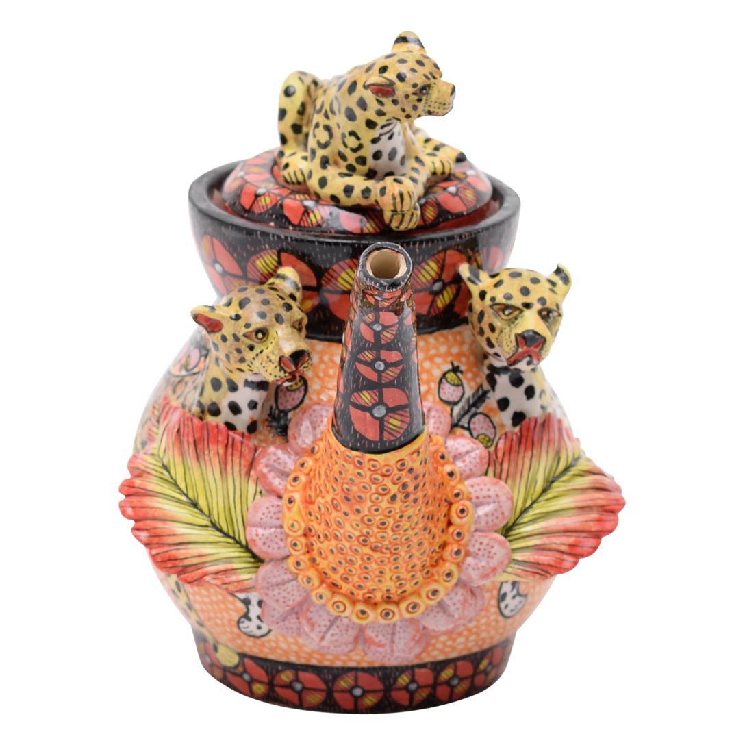 Leopard teapot