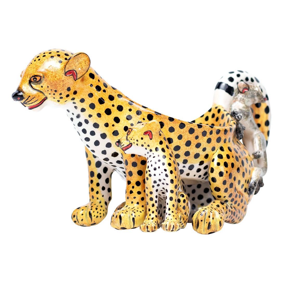 Cheetah peanut bowl