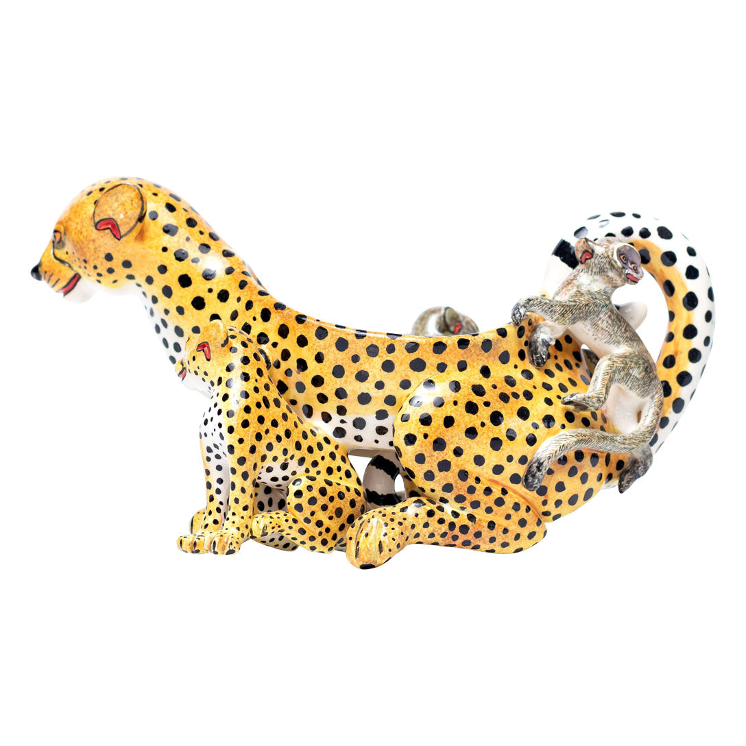 Cheetah peanut bowl