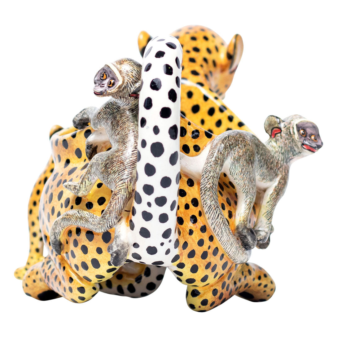Cheetah peanut bowl