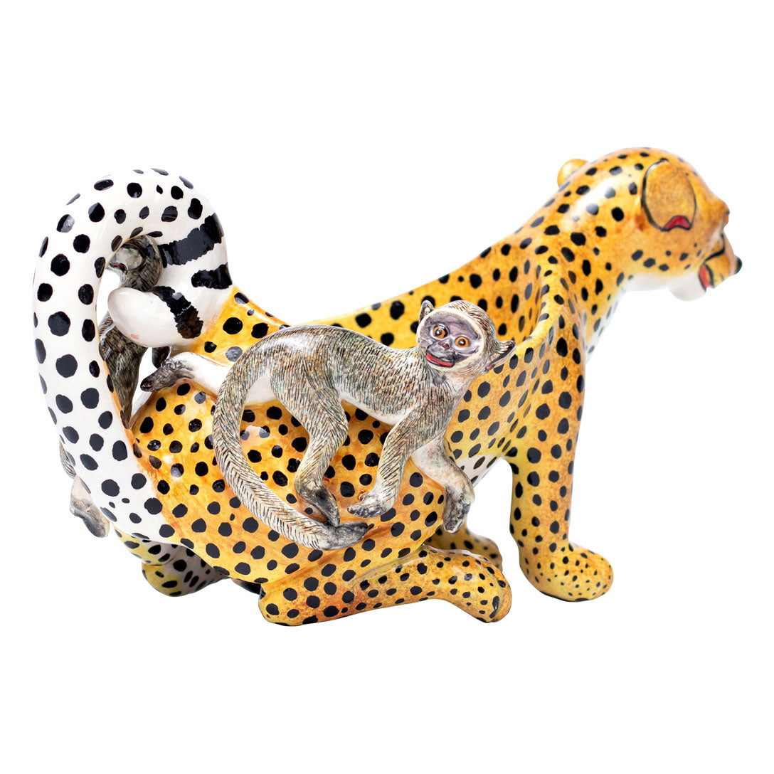 Cheetah peanut bowl
