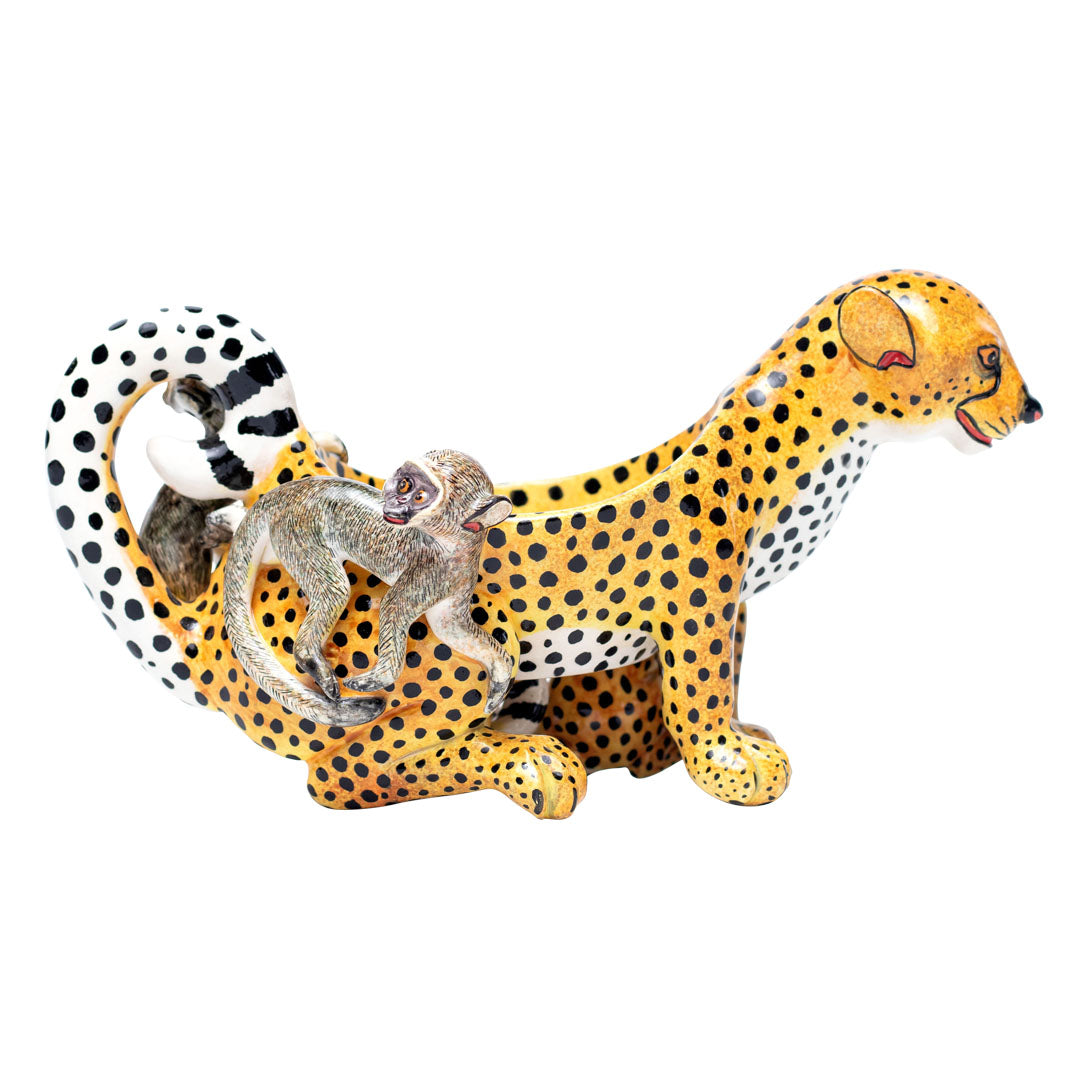 Cheetah peanut bowl