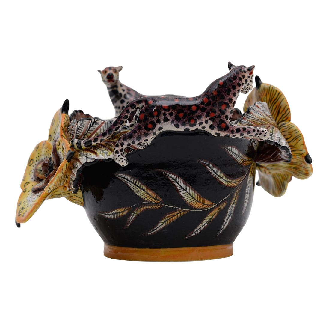 Leopard peanut bowl