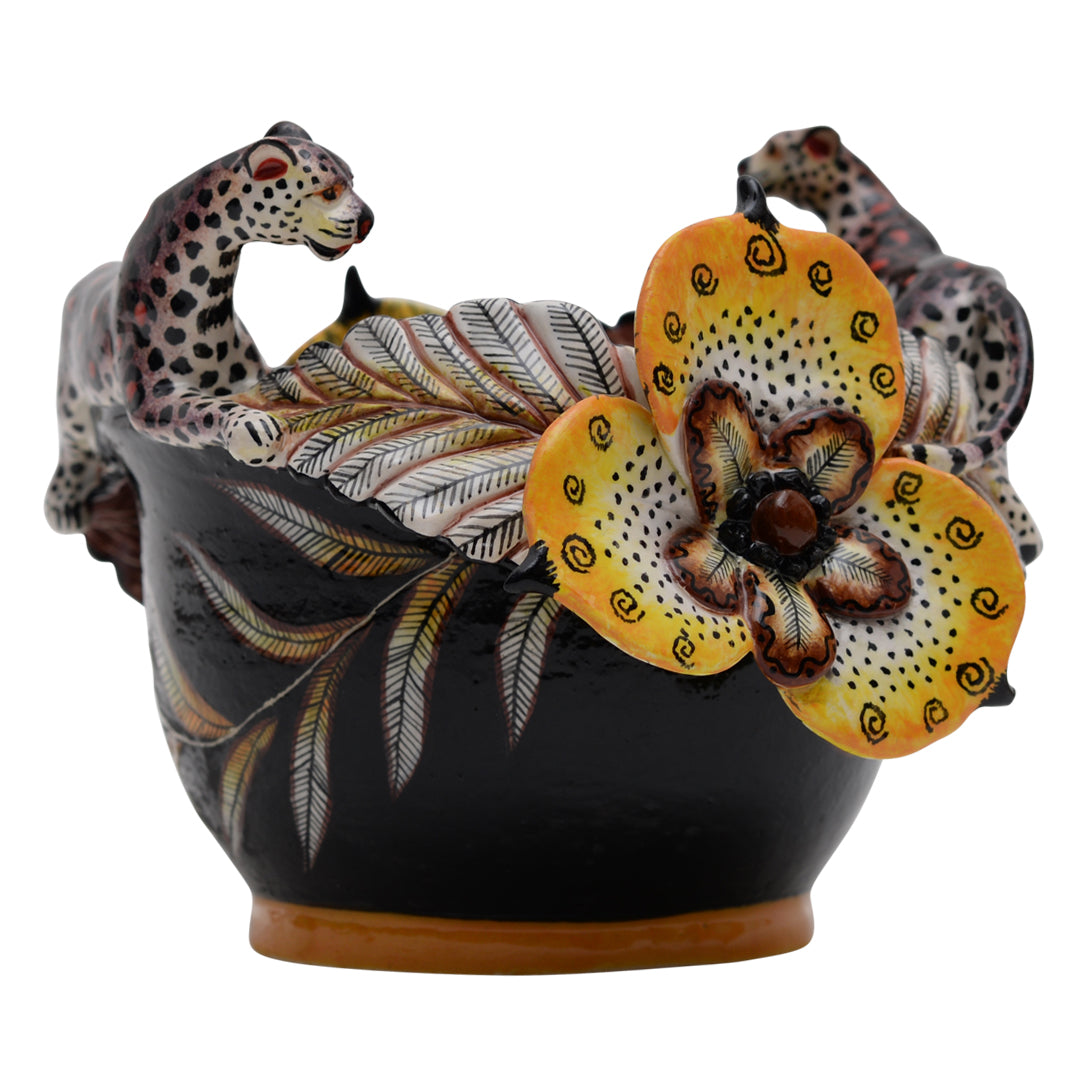 Leopard peanut bowl