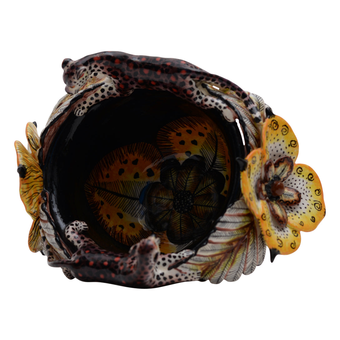 Leopard peanut bowl