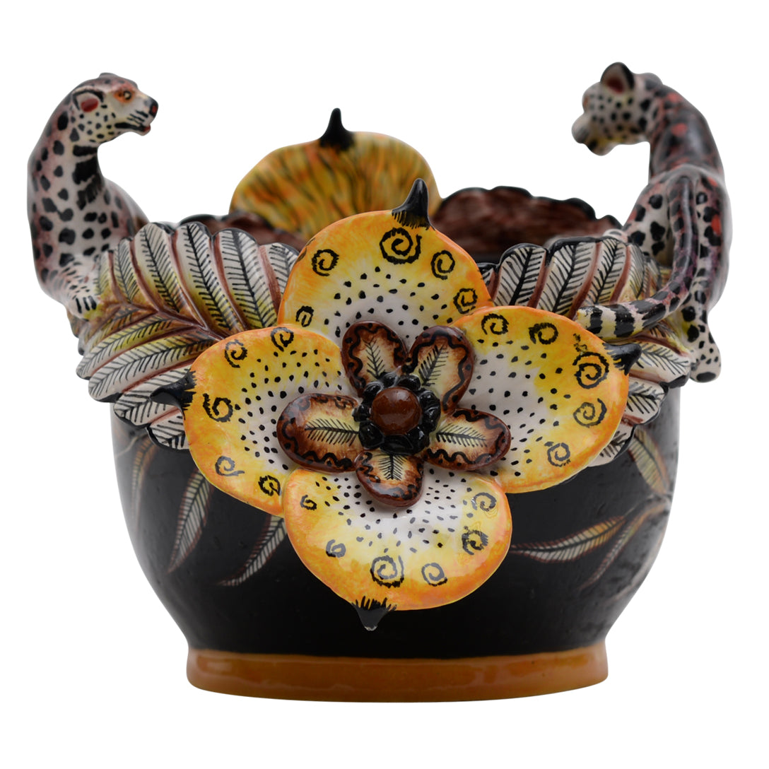 Leopard peanut bowl