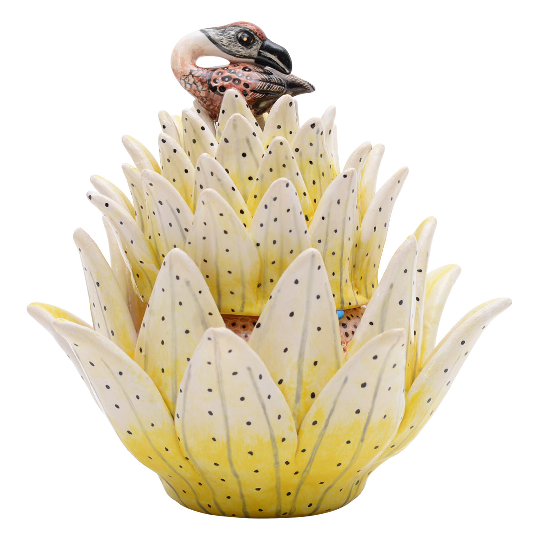Protea, duck jewelry box