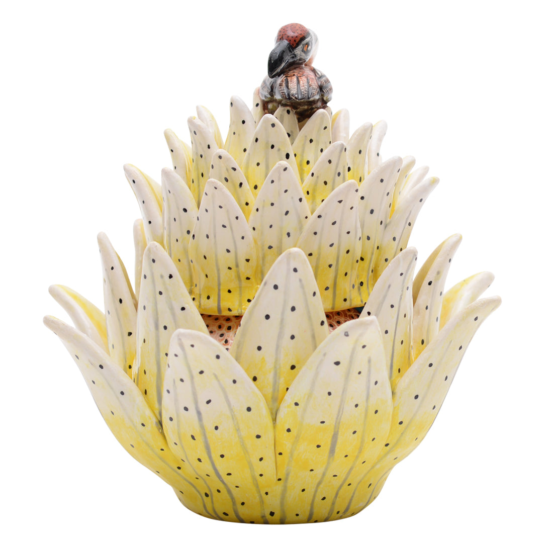 Protea, duck jewelry box