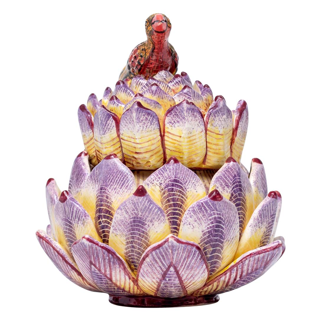 Succulent bird jewelry box
