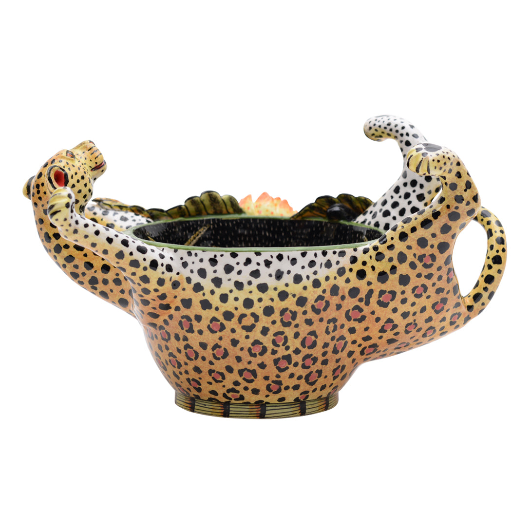 Leopard peanut bowl